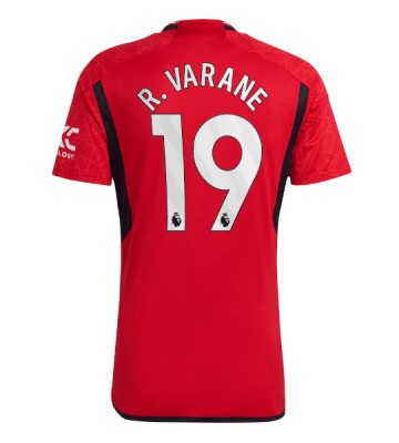 Maillot de foot Manchester United Raphael Varane #19 Domicile 2023-24 Manches Courte